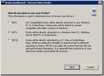 Dashboard Format Drive