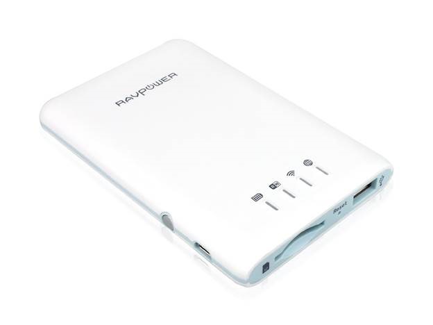 The RAVPower FileHub Is a Battery Bank, External Drive, And Travel Router  Combined Into One