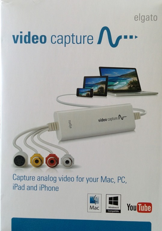 elgato video capture, capture analog video for your mac or pc, ipad and iphone