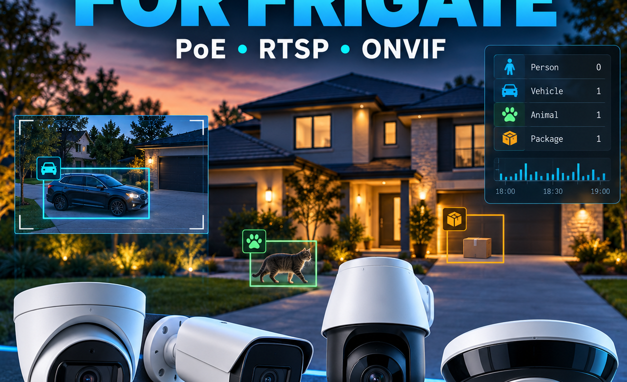 Best cameras for Frigate with PoE, RTSP and ONVIF for local AI security